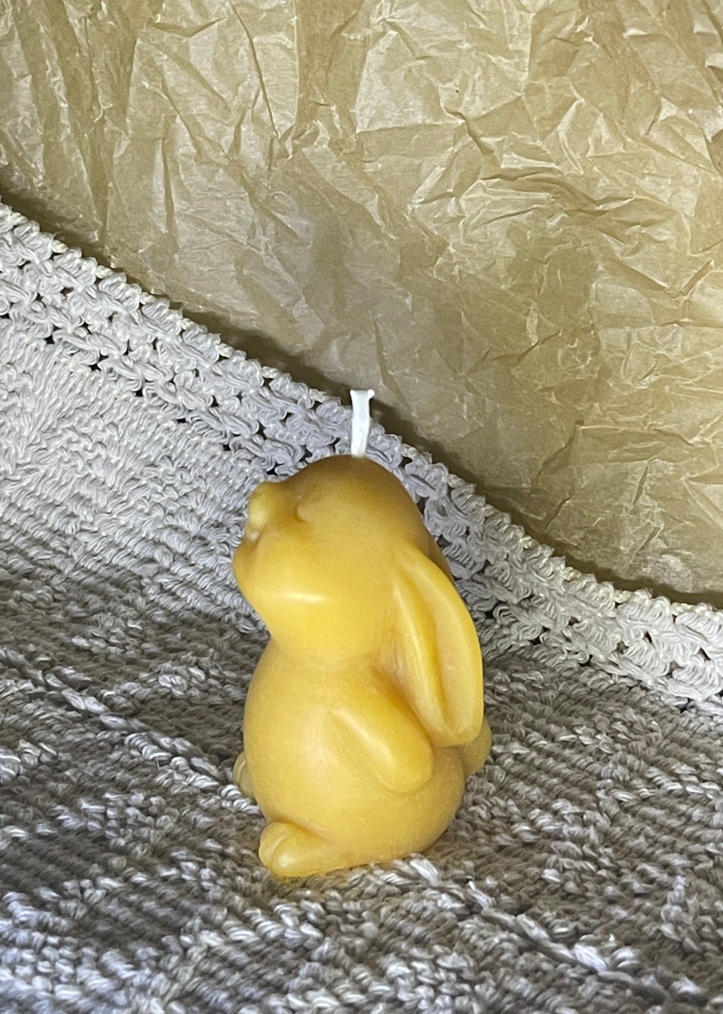 Easter Bunny Beeswax Candle