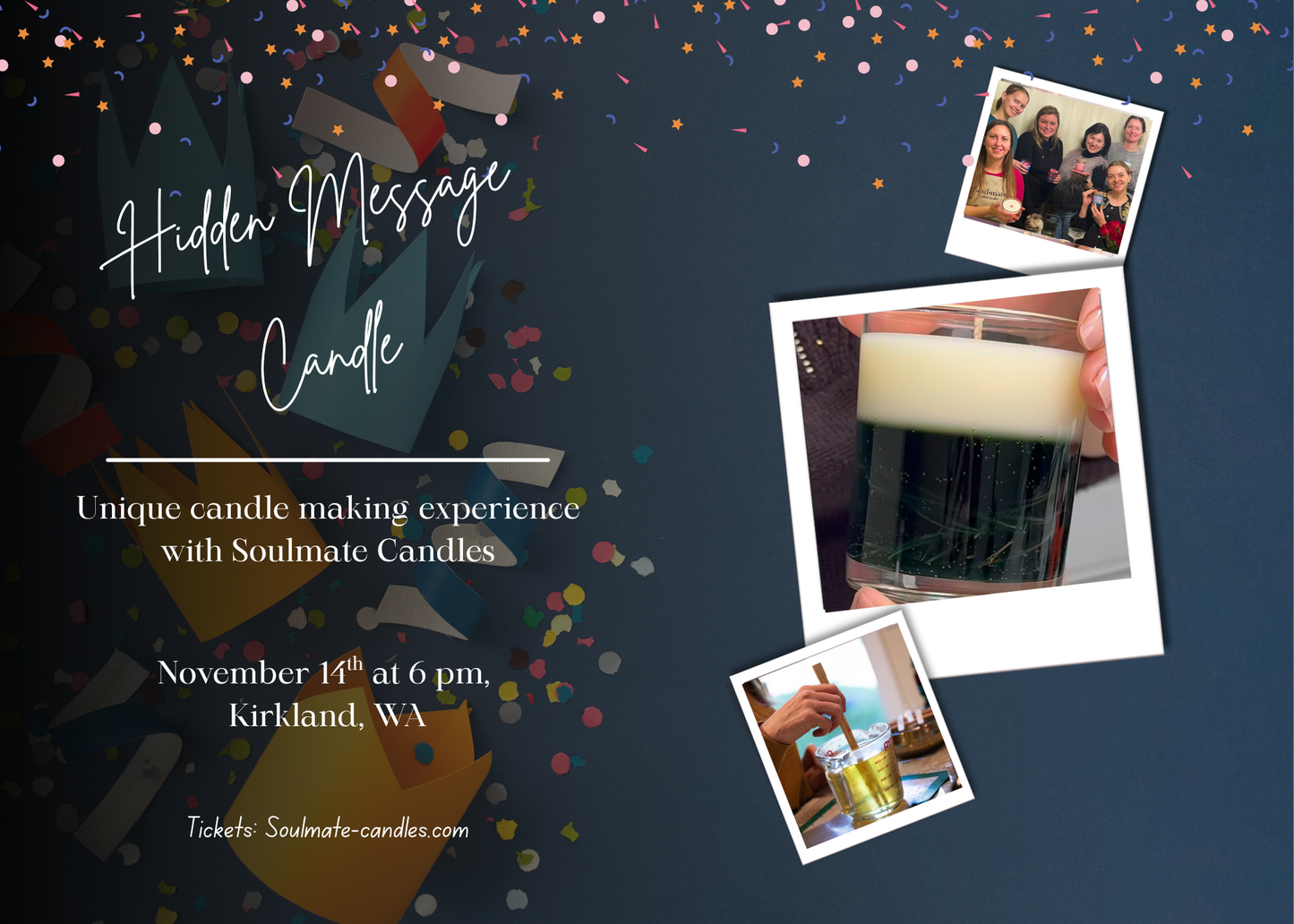 Hidden Message Candle Workshop