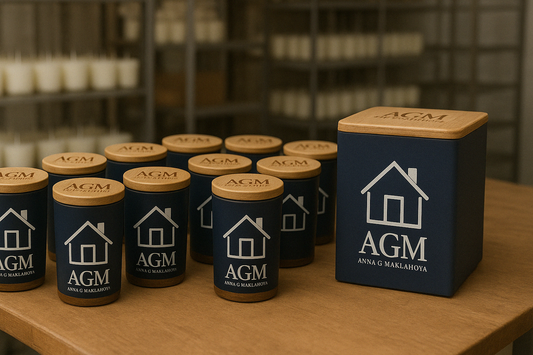 Custom Labels Candle Design Branding