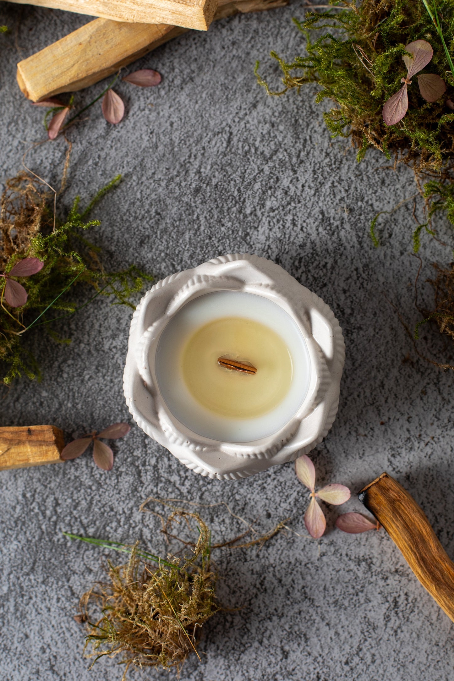 Lotus soy wax candle