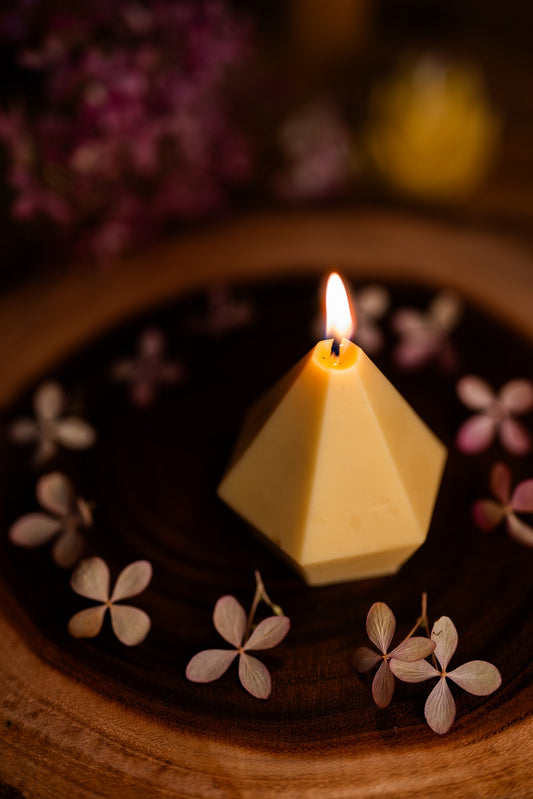 Hexagon Beeswax Candle