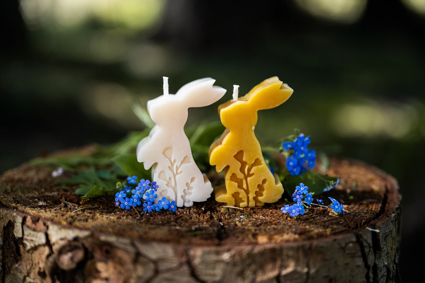 Easter Bunny Beeswax Candle