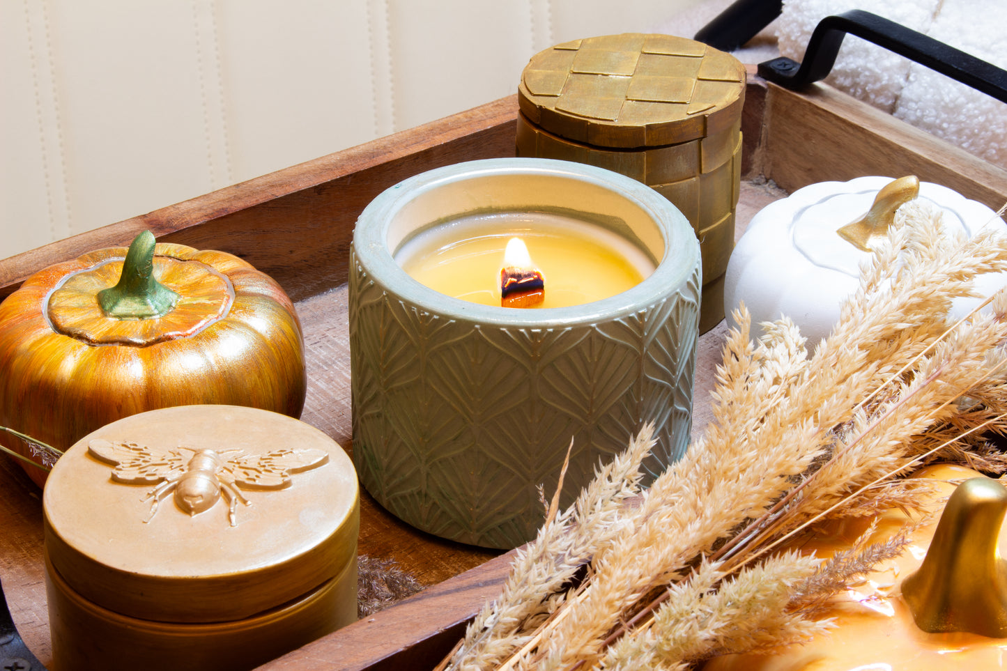 Autumn forest soy wax candle