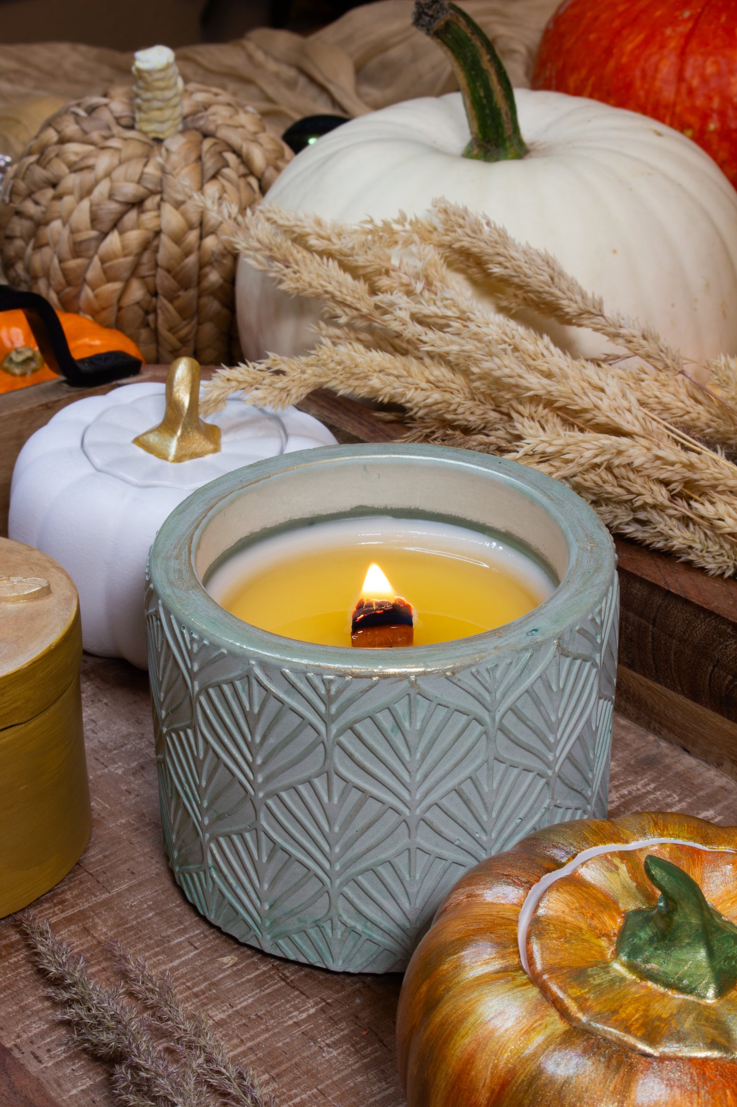 Autumn forest soy wax candle