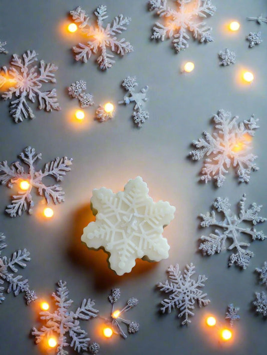 Snowflake Soy Wax Candle